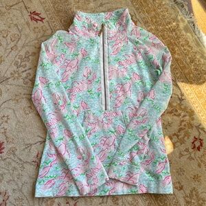 Lilly Pulitzer Lobster Print Pullover